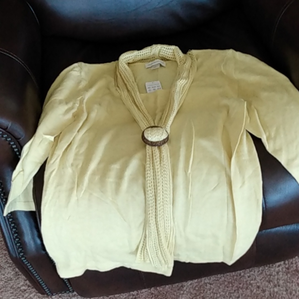 Christopher & banks,large,sweater,lightweight.